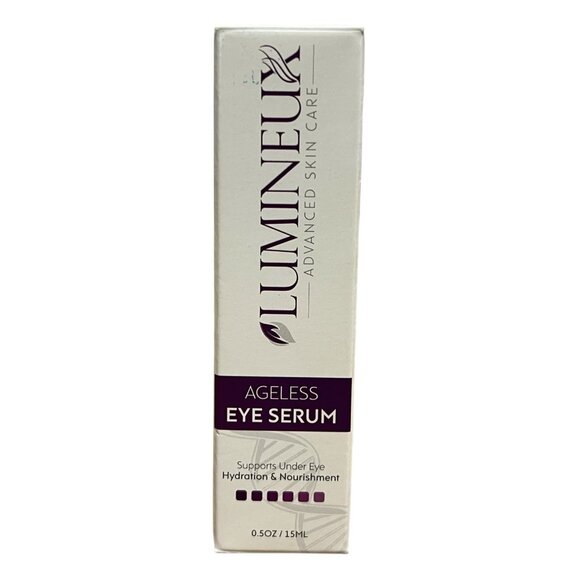 Lumineux Advanced Skin Care Ageless Eye Serum Under Eye Hyddration .5 oz NEW - Picture 9 of 10